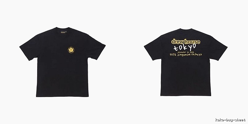 DrewHouse Tokyo Limited Street Style Black T-Shirt