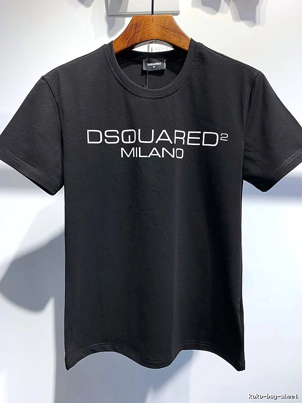 DSQUARED2 Milan Minimalist Style Black T-Shirt