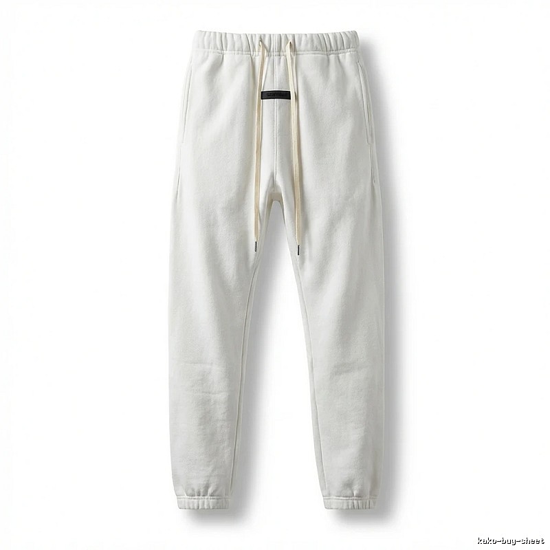 ESSENTIALS Basic Casual White Sweatpants