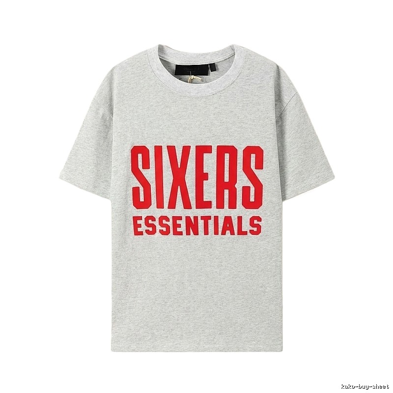 ESSENTIALS Grey Minimalist Style T-shirt