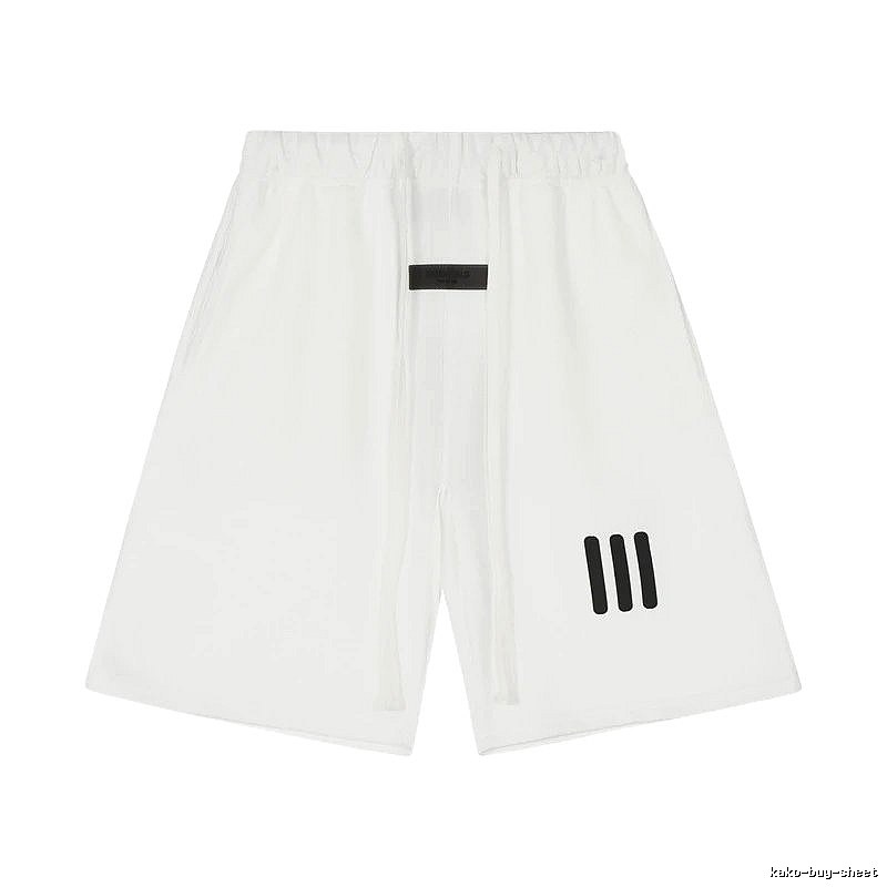 ESSENTIALS minimalist style white shorts