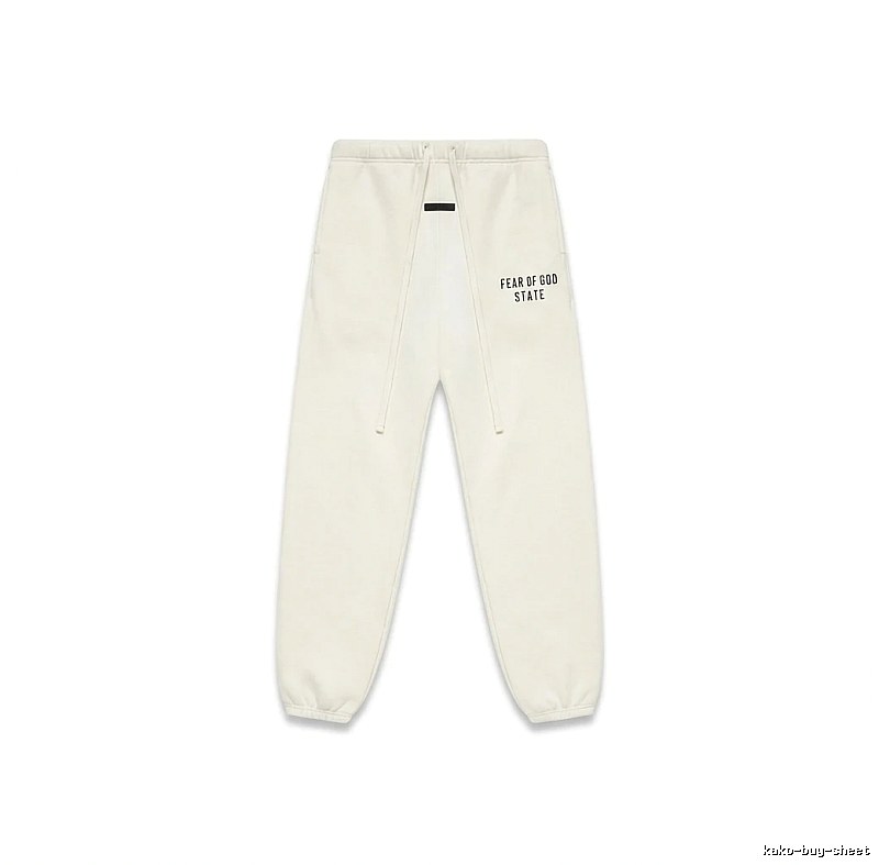 ESSENTIALS minimalist style white sweatpants