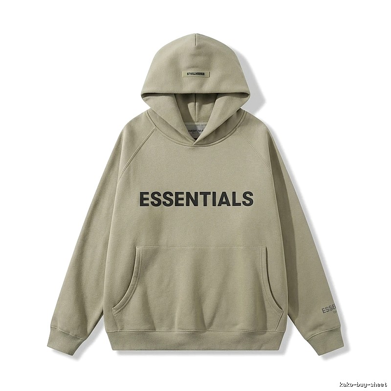ESSENTIALS Simple Style Grey Hoodie