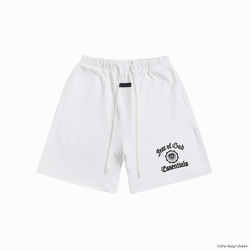 ESSENTIALS Trendy Brand Simple White Shorts