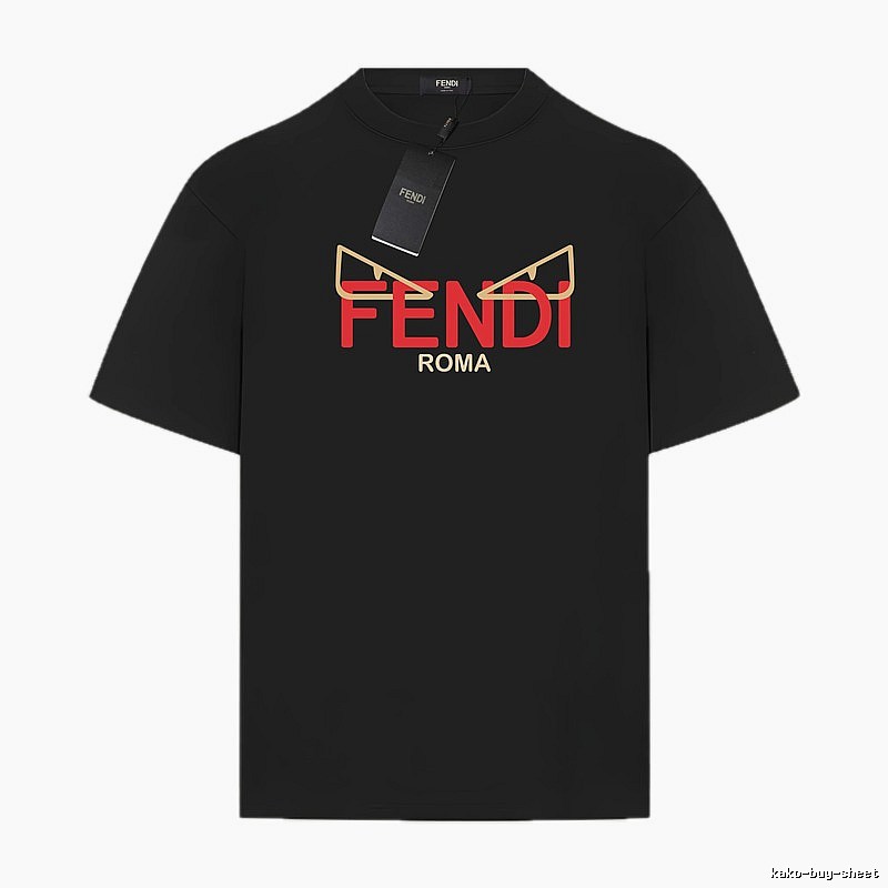 Fendi Devil Style Black T-shirt