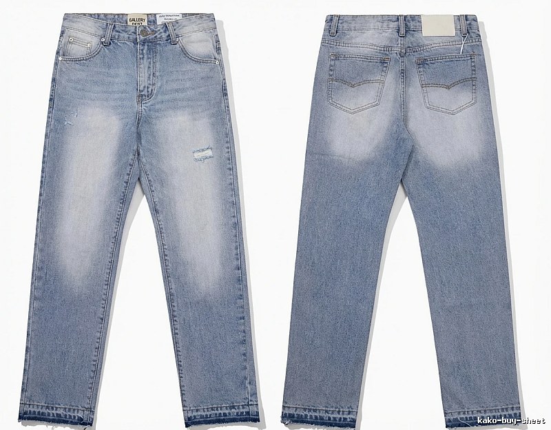 Gallery Dept. distressed light blue jeans