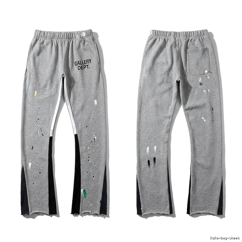 Gallery Dept. Graffiti Street Style Grey Pants