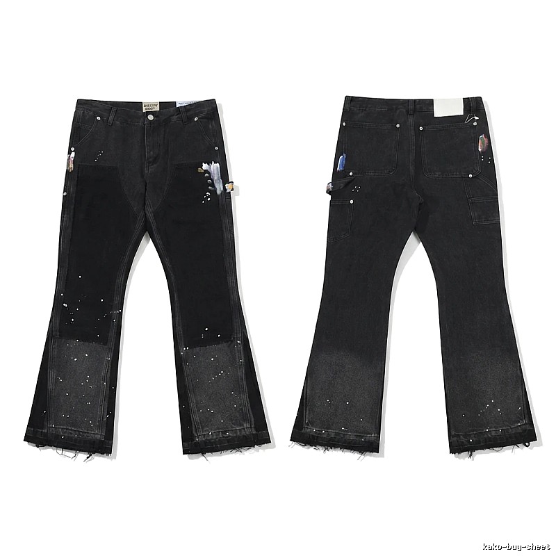 Gallery Dept Graffiti Style Black Jeans