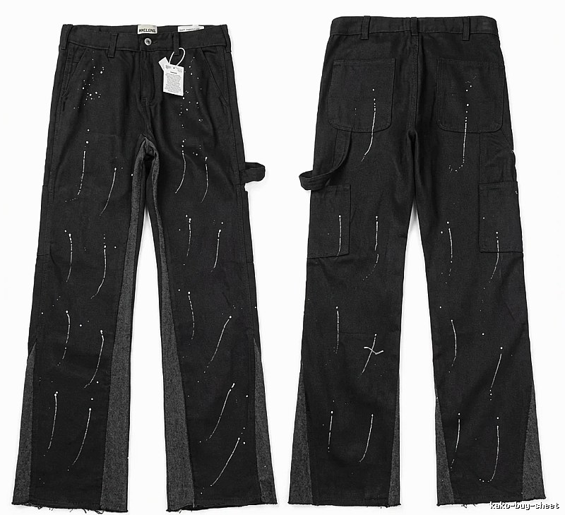 Gallery Dept Graffiti Style Black Work Pants