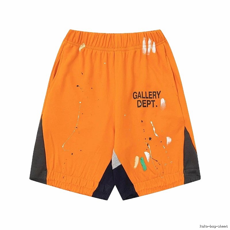 Gallery Dept Graffiti-style Orange Shorts
