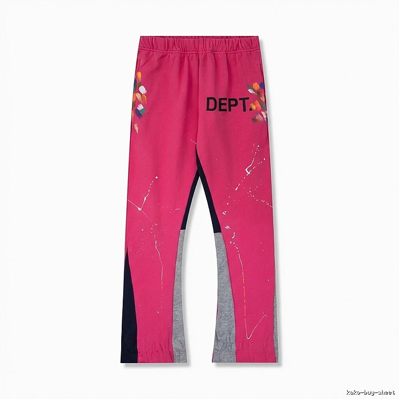 Gallery Dept Graffiti Style Pink Trousers