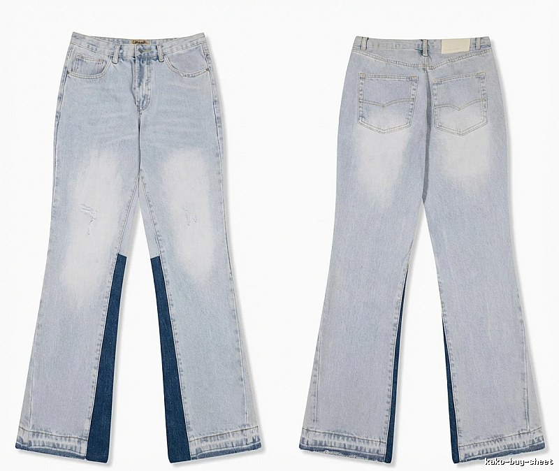 Gallery Dept Patchwork Wide-Leg Jeans