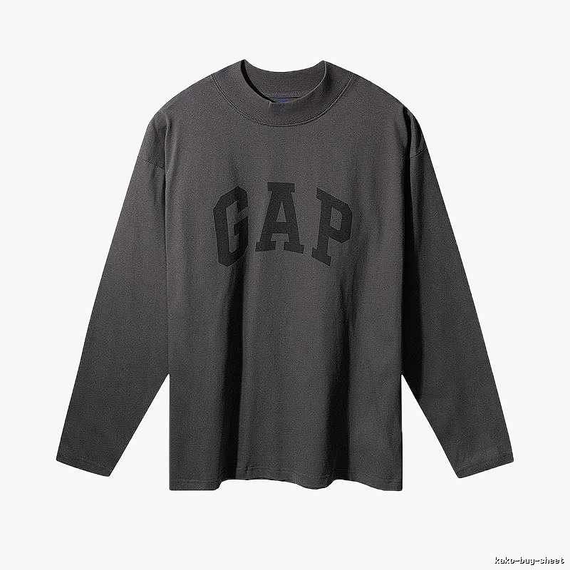 GAP Kanye Co-branded Dark Grey T-shirt