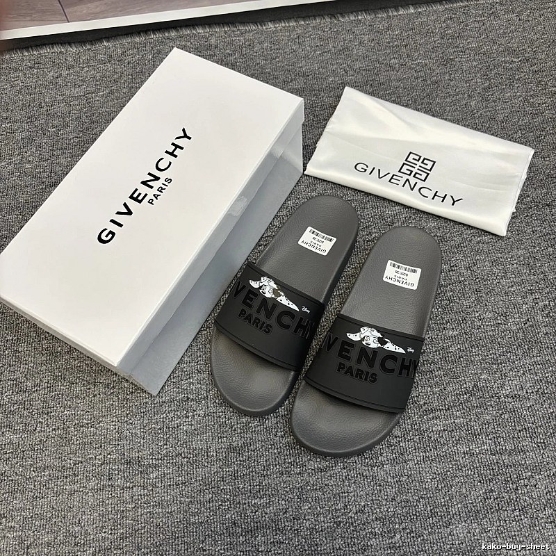 Givenchy x Dalmatian Co-branded Streetwear Style Grey Slides