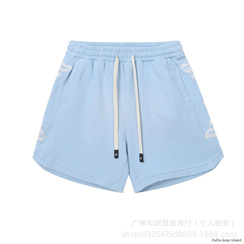 Godspeed Jacquard Street Style Light Blue Shorts