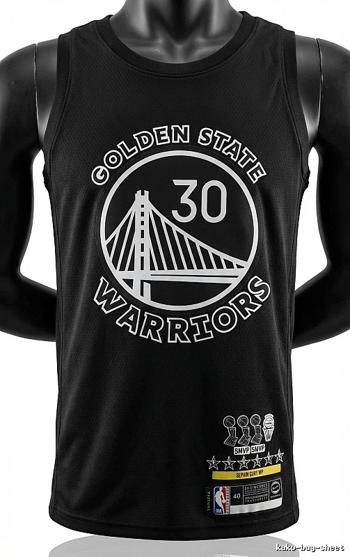 Golden State Warriors Curry Style Black Vest