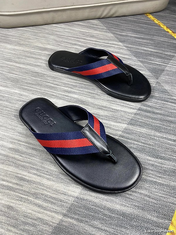 Gucci Classic Web Casual Color-block Flip Flops