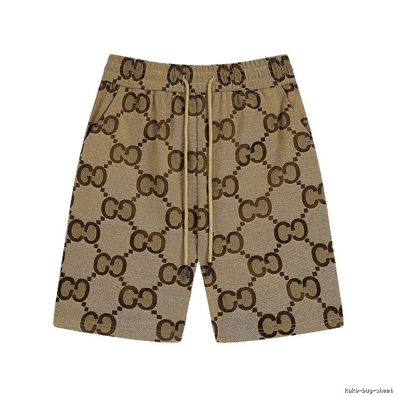 Gucci Double G Brown Retro Shorts