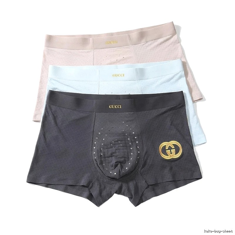 Gucci minimalist style three-color underwear