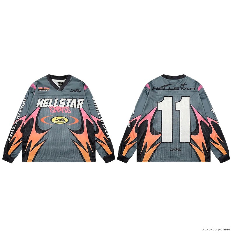 Hellstar Sports Series Vintage Color-blocked Jersey