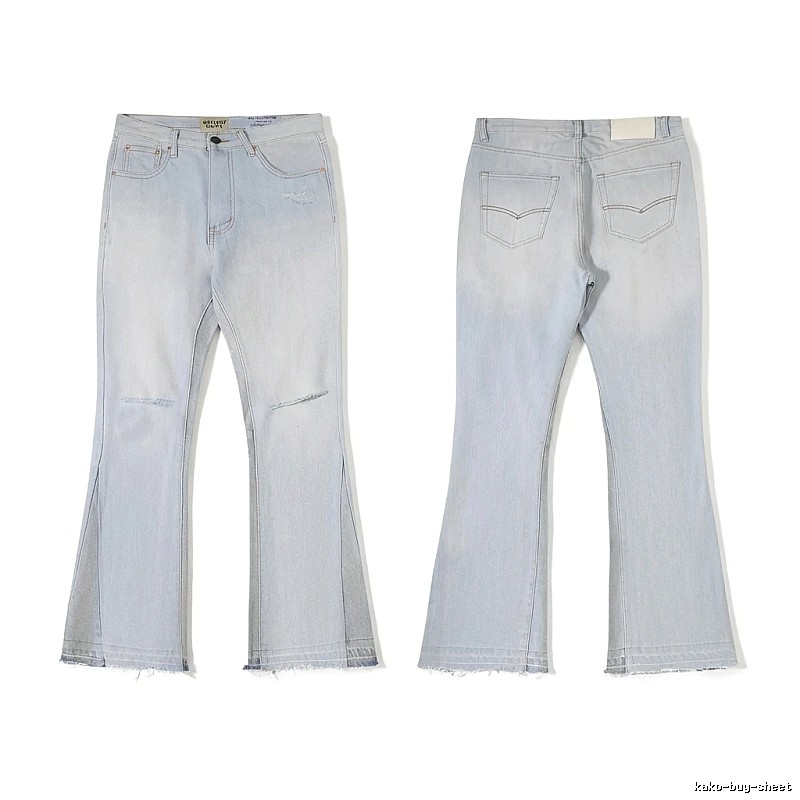 Hole-flared jeans from Gallery Dept.