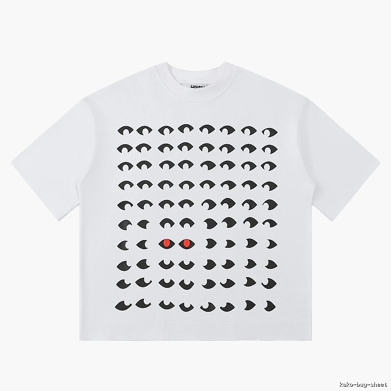 House of Errors Eye Print White T-shirt