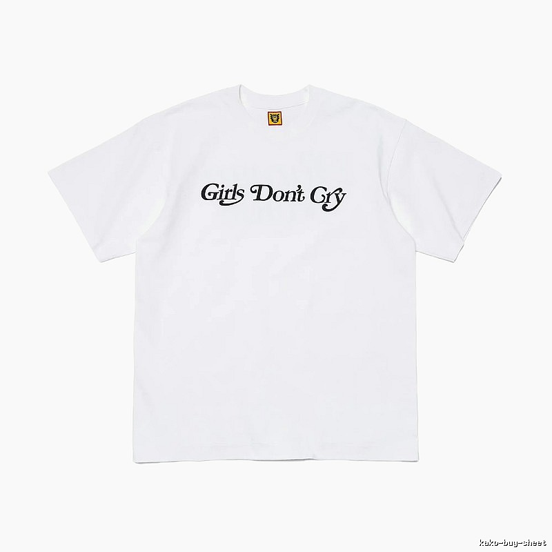 HUMAN MADE Co-branded Japanese Streetwear White Printed T-Shirt