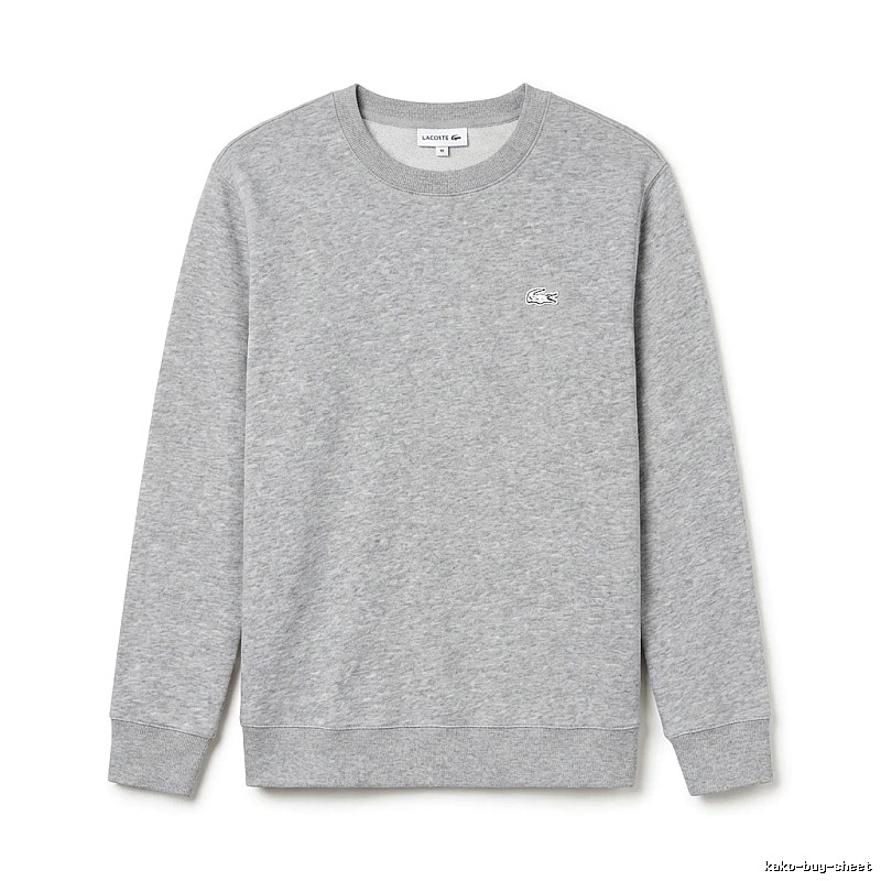 Lacoste basic simple grey sweatshirt