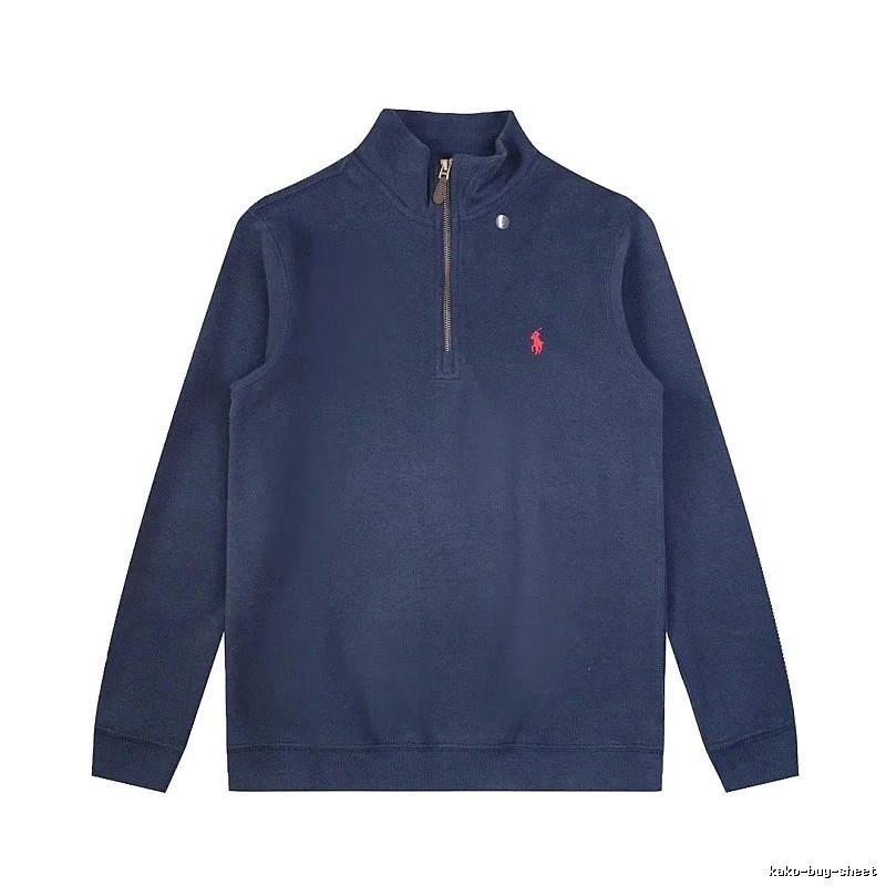 Lacoste Streetwear Quarter-zip sweatshirt Black Quarter Zip with Logo Accent