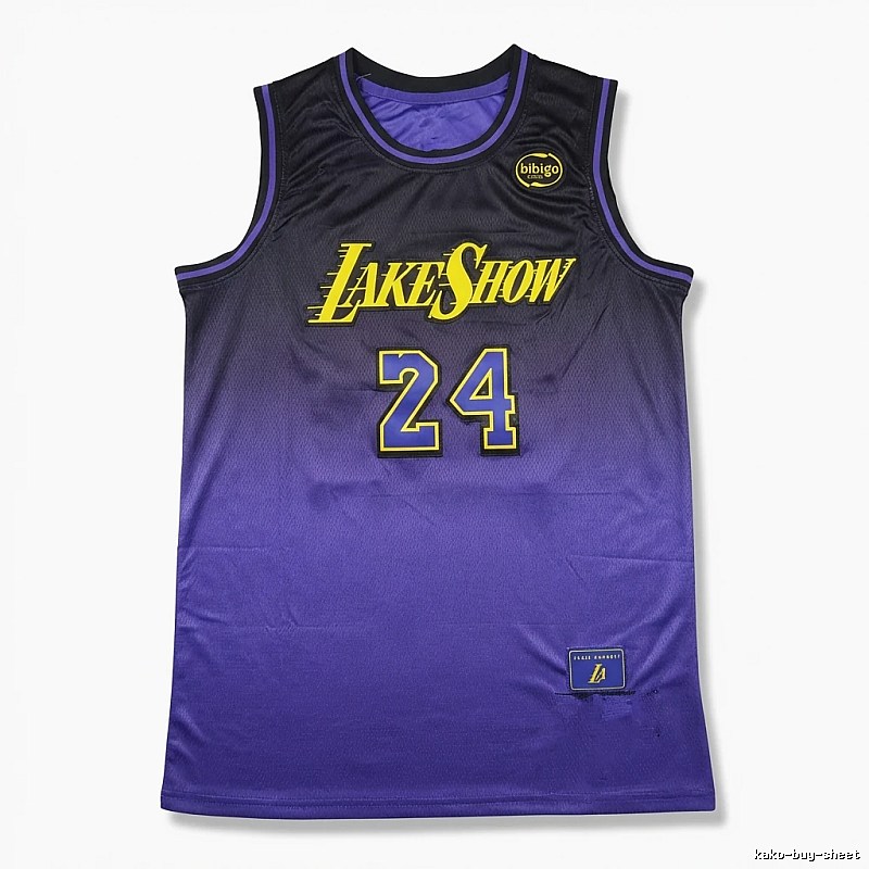 Lakers gradient-style basketball uniforms