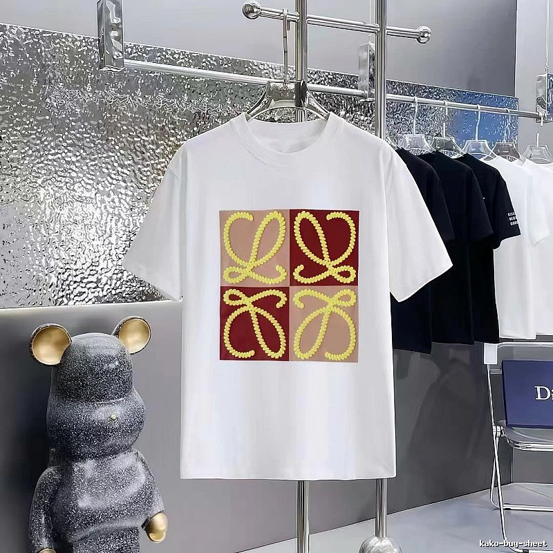LOEWE Logo Collection Casual White T-Shirt