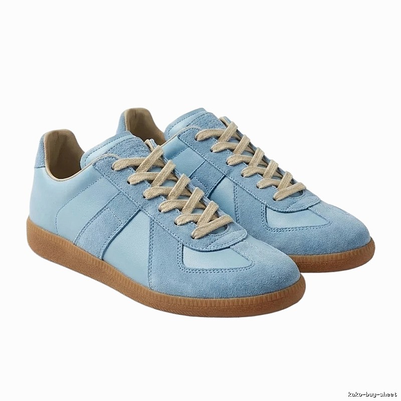 Maison Margiela German training style light blue shoes