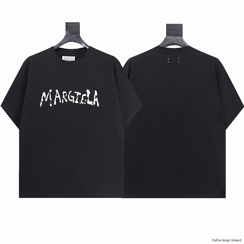Maison Margiela Graffiti High Street Black Short-sleeve T-shirt