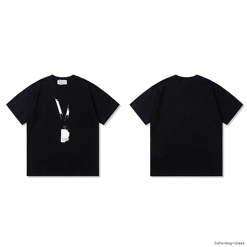 Maison Margiela minimalist black T-shirt