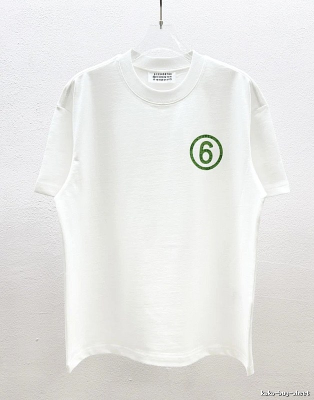 Maison Margiela MM6 Minimalist Style White T-Shirt