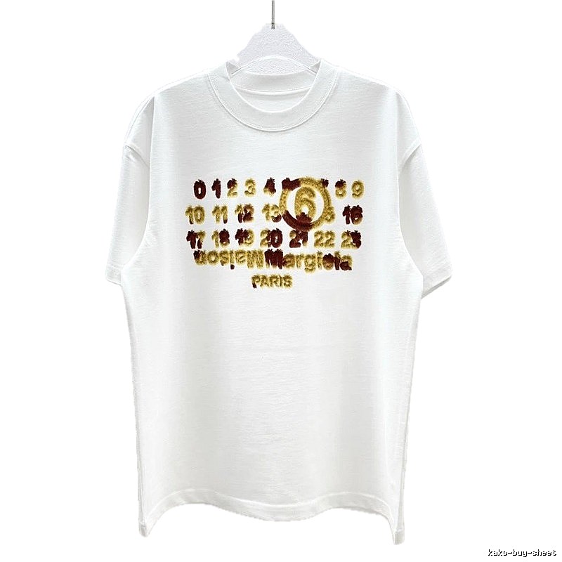 Maison Margiela Number Series High-Street White T-Shirt