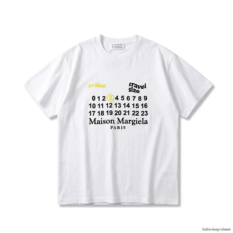 Maison Margiela white T-shirt with digital printing