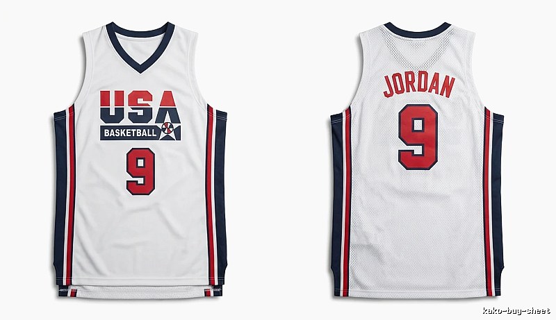 Michael Jordan retro-style white jersey
