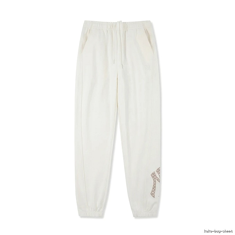 MLB casual style white sweatpants
