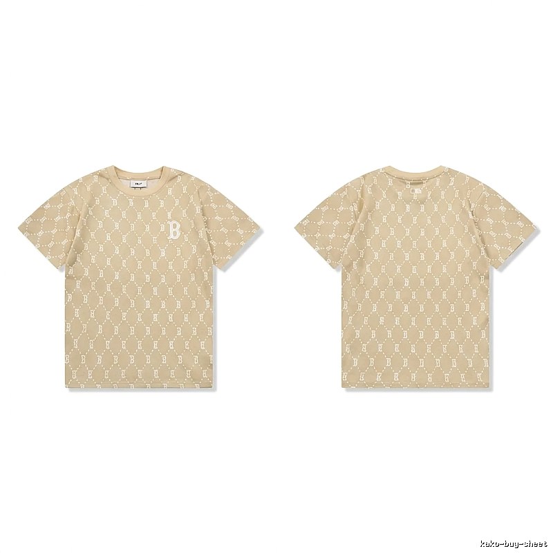 MLB Old Flower Style Beige T-shirt