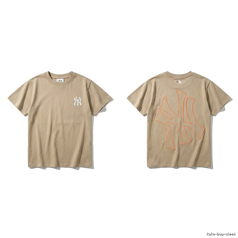 MLB retro style khaki T-shirt