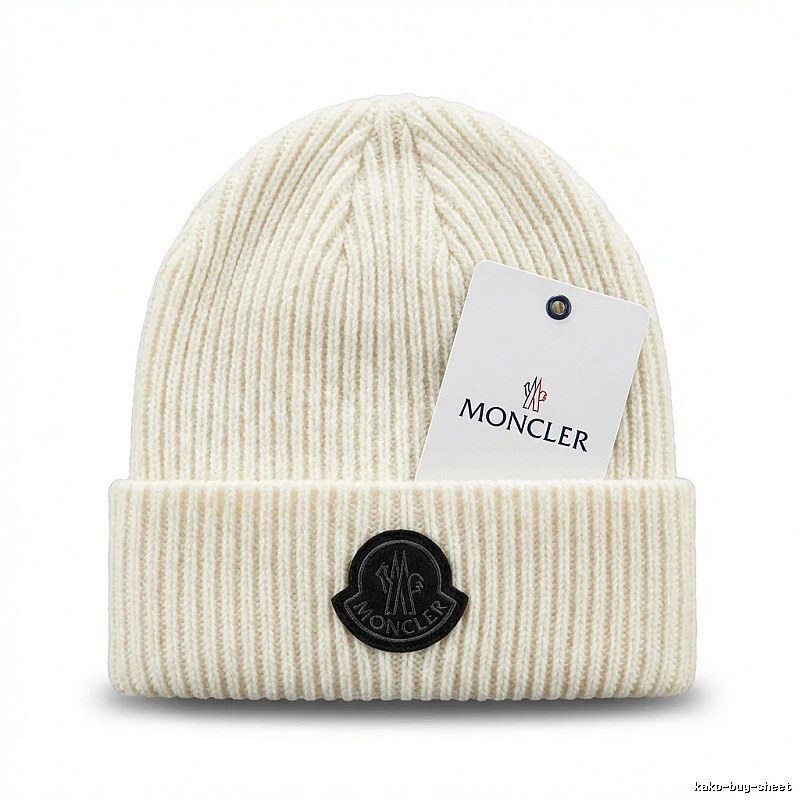 Moncler basic model simple off-white hat
