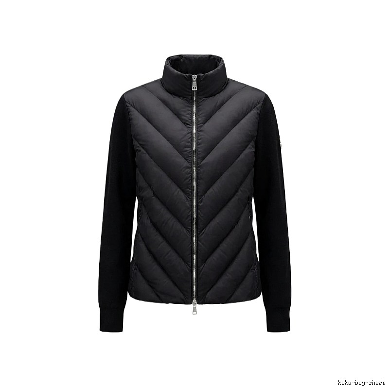 Moncler black casual style down jacket