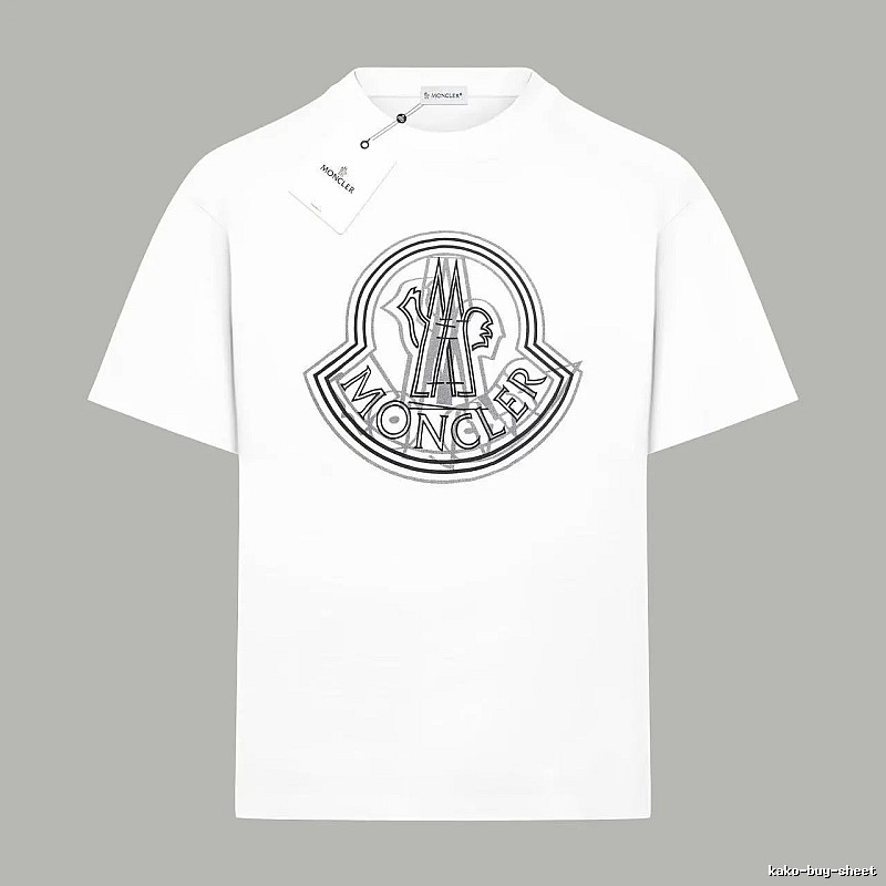 Moncler classic and simple style white T-shirt