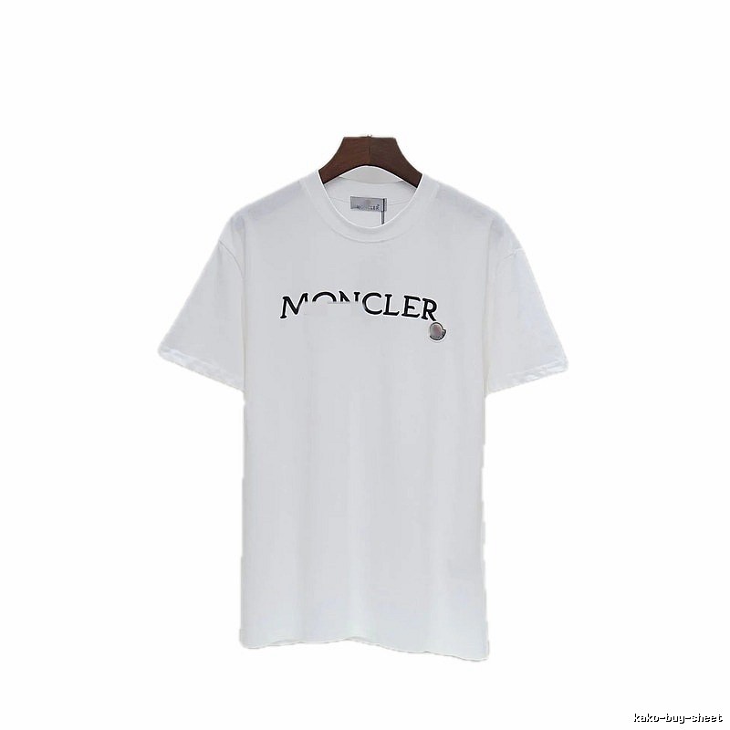 Moncler Classic Collection Minimalist Style White Short-sleeve T-shirt
