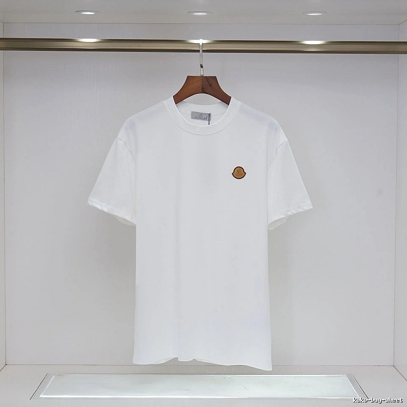 Moncler Classic Minimalist Style White Short-sleeve T-shirt