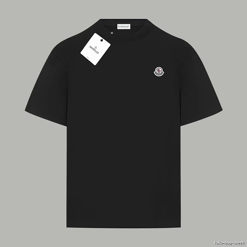 Moncler classic simple black T-shirt