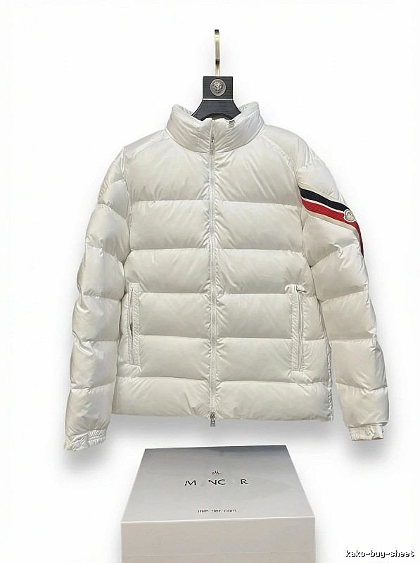 Moncler Fashion White Down Jacket