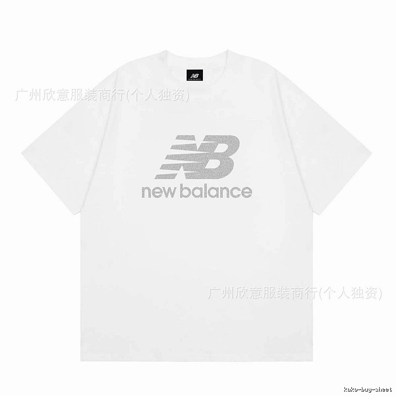 New Balance Classic Casual Style White Short-sleeve T-shirt