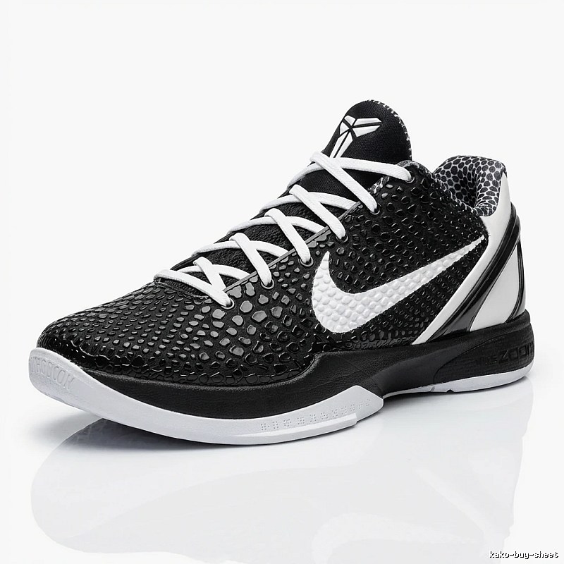 Nike Kobe series black and white trendy basketball shoes